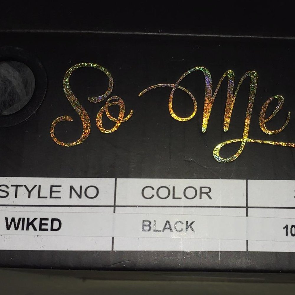 So Me Wiked Black size 10
